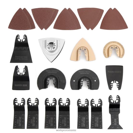 25 bucăți lame de ferăstrău oscilante, lamă de tăiere, accesoriu universal multifuncțional pentru șlefuire, șlefuire și tăiere WORKPRO 2HX80200 morden instrument 25 bucăți lame de ferăstrău oscilante, lamă de tăiere, accesoriu universal multifuncțional pentru șlefuire, șlefuire și tăiere WORKPRO 2HX80200 morden instrument